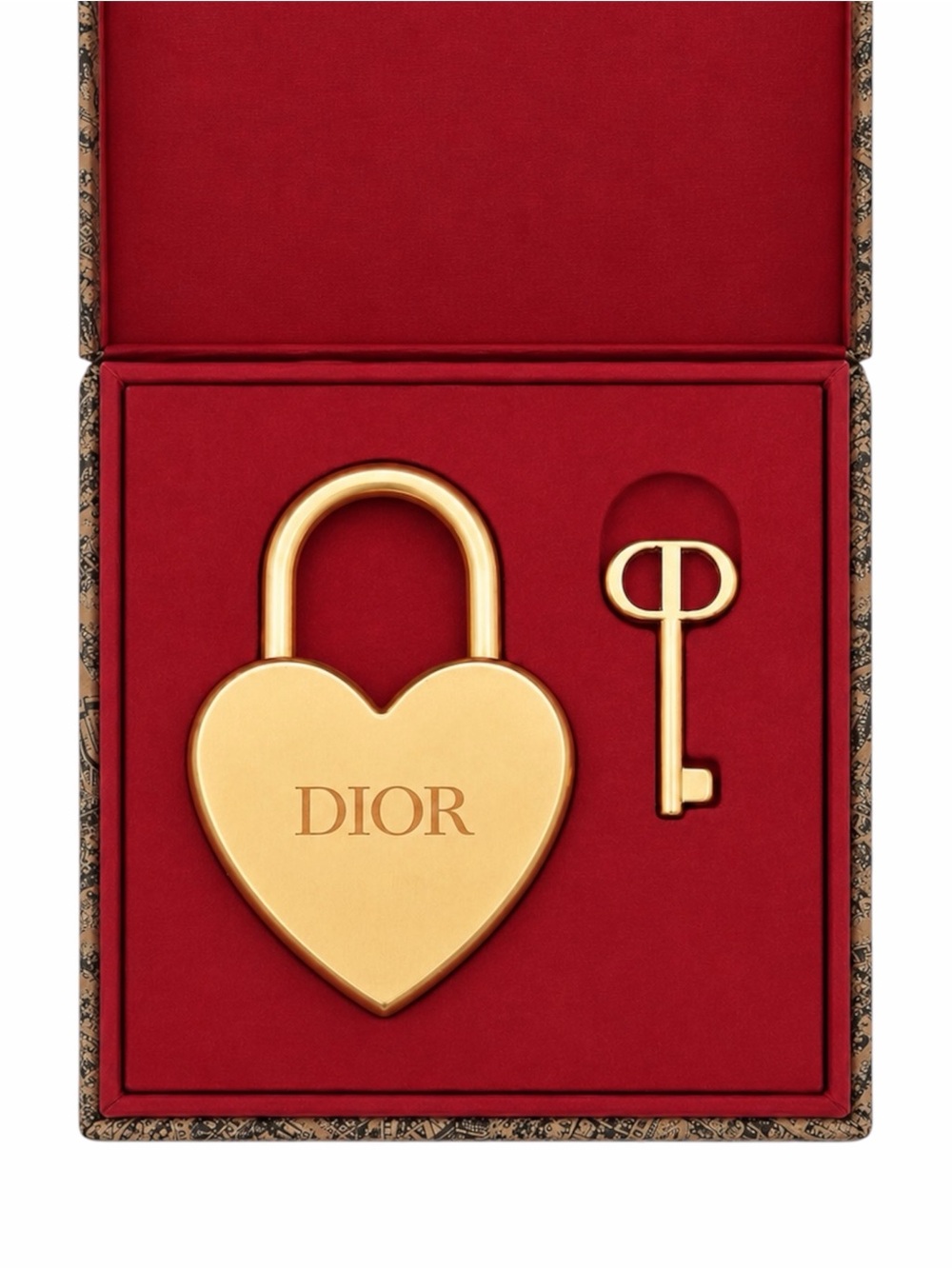 DIOR HEART LOCK AND KEY - BNIB (PLASTIC STICKER STILL ON)